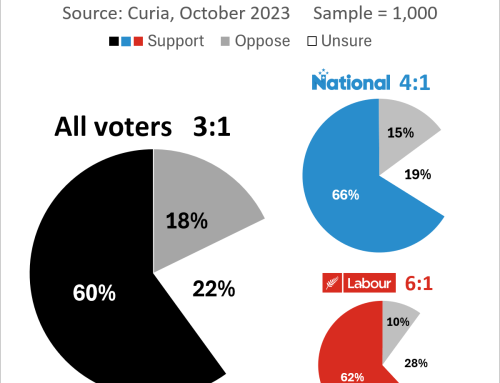 >3:1 voters support the Treaty Principles Bill (4:1 National, 6:1 Labour)